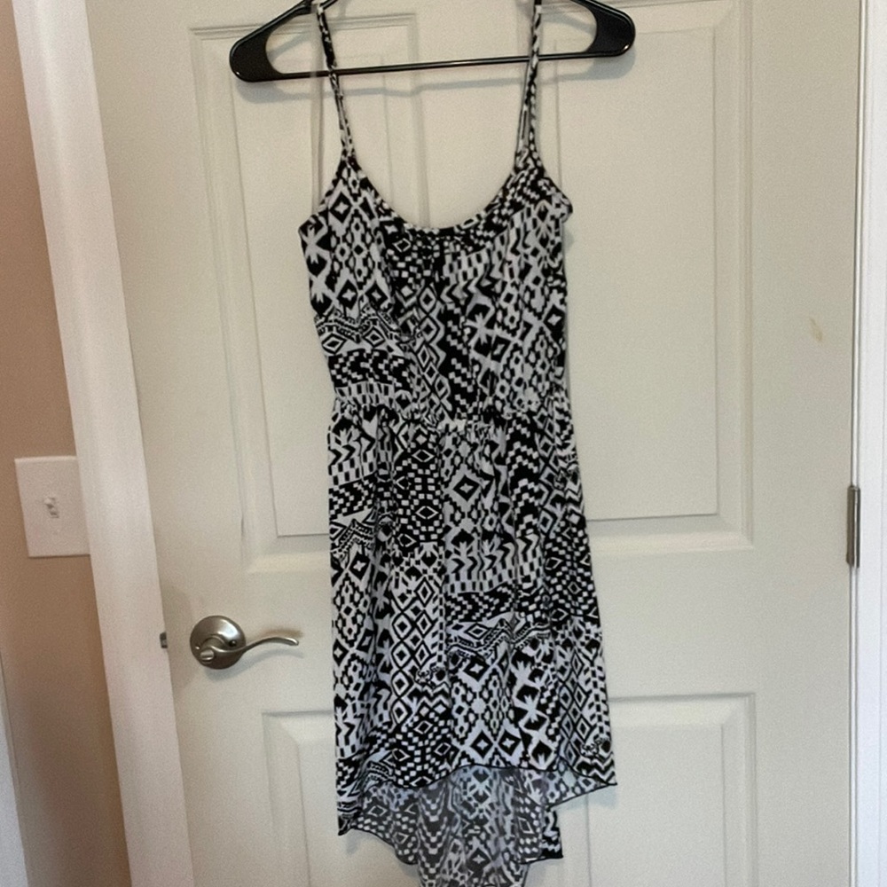 Black and white women’s dress